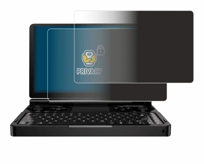 Image of the device GPD Win Mini (2024) with a wide variety of screen protectors.