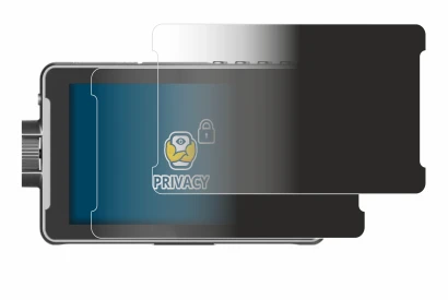 Image of the device Viltrox DC-550 Pro with a wide variety of screen protectors.