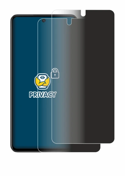 Image of the device Oppo A79 5G with a wide variety of screen protectors.