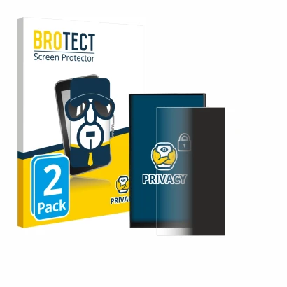 Front side of a product packaging with the brand logo BROTECT. Next to it is the device iBasso DX180 shown with the correspond