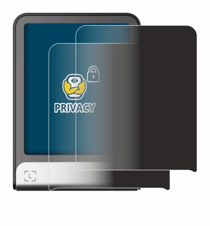 Image of the device Ledger Flex with a wide variety of screen protectors.