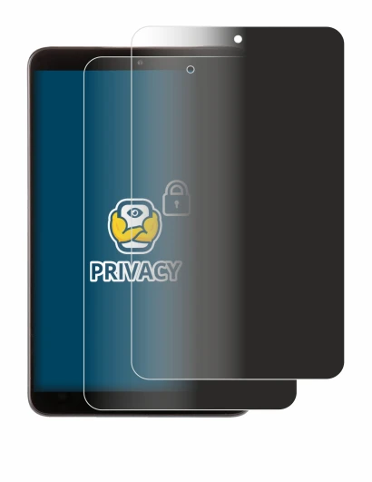Image of the device Nokia T10 (portrait) with a wide variety of screen protectors.