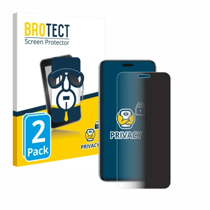 Front side of a product packaging with the brand logo BROTECT. Next to it is the device Honor Magic 7 RSR shown with the corre