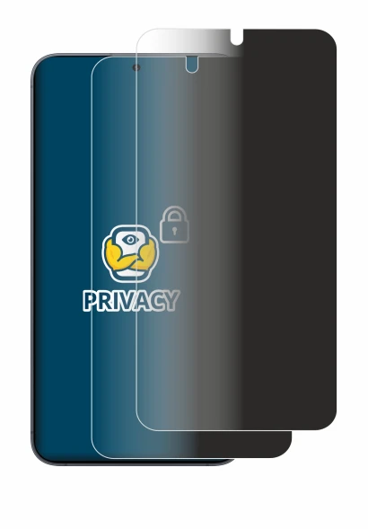 Image of the device Samsung Galaxy S25 Plus with a wide variety of screen protectors.