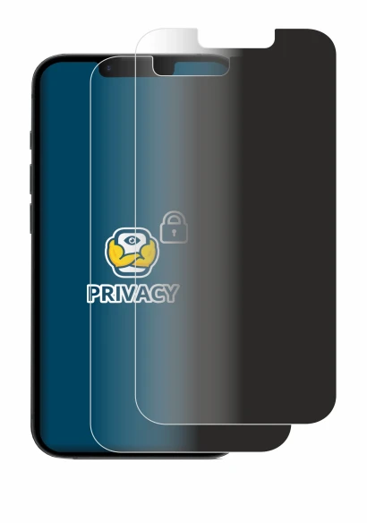 Image of the device Apple iPhone 16e with a wide variety of screen protectors.