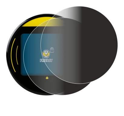 Image of the device Nayax Onyx with a wide variety of screen protectors.