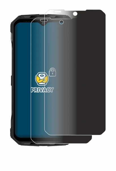 Image of the device Doogee V Max S with a wide variety of screen protectors.