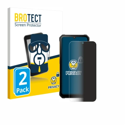 Front side of a product packaging with the brand logo BROTECT. Next to it is the device Hammer Iron Va shown with the correspo