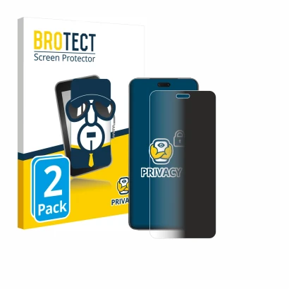 Front side of a product packaging with the brand logo BROTECT. Next to it is the device Xiaomi Civi 5 Pro shown with the corre