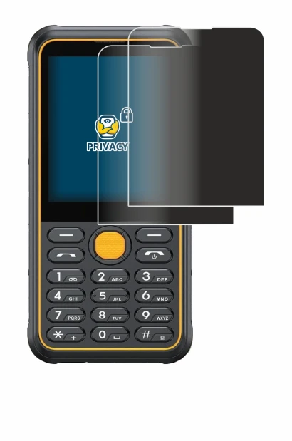Image of the device Ulefone Armor Mini 4 with a wide variety of screen protectors.