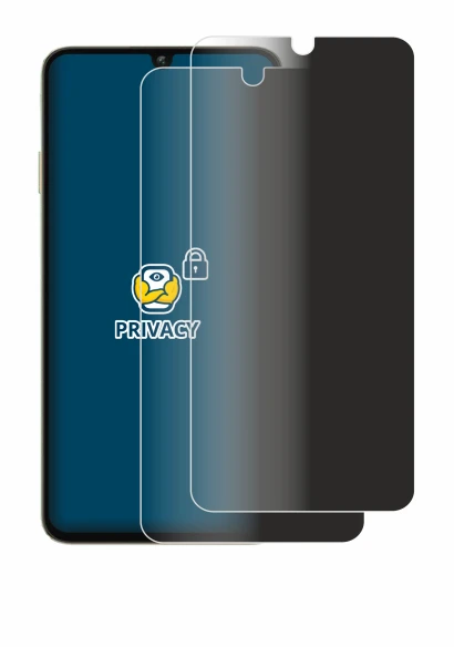 Image of the device Oukitel C59 Pro with a wide variety of screen protectors.