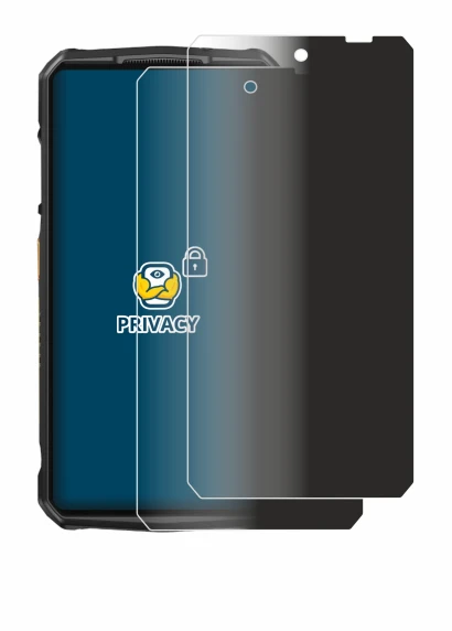 Image of the device Ulefone 29 pro with a wide variety of screen protectors.