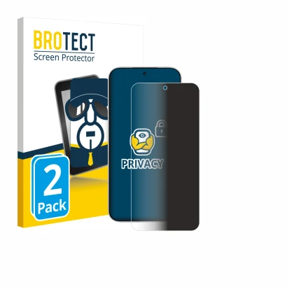 Front side of a product packaging with the brand logo BROTECT. Next to it is the device Xiaomi Poco F8 Ultra shown with the co