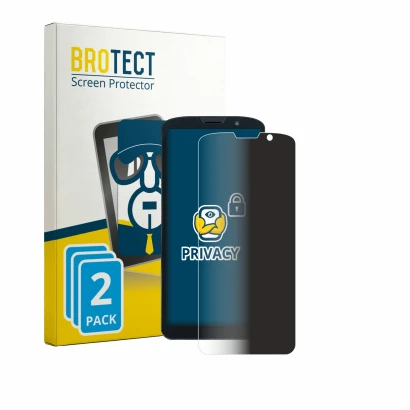 Front side of a product packaging with the brand logo BROTECT. Next to it is the device Unitech EA630 shown with the correspon