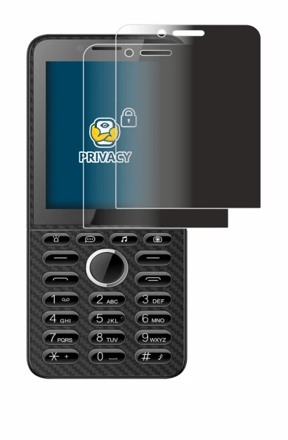 Image of the device Energizer E288S with a wide variety of screen protectors.
