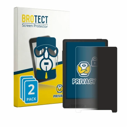 Front side of a product packaging with the brand logo BROTECT. Next to it is the device Xteink X3 shown with the corresponding