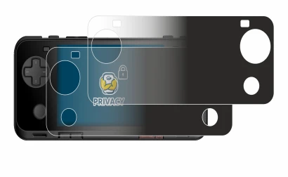 Image of the device Ayaneo Pocket ACE with a wide variety of screen protectors.