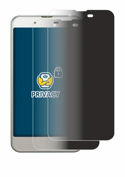 Image of the device Sharp Aquos SHV37 with a wide variety of screen protectors.