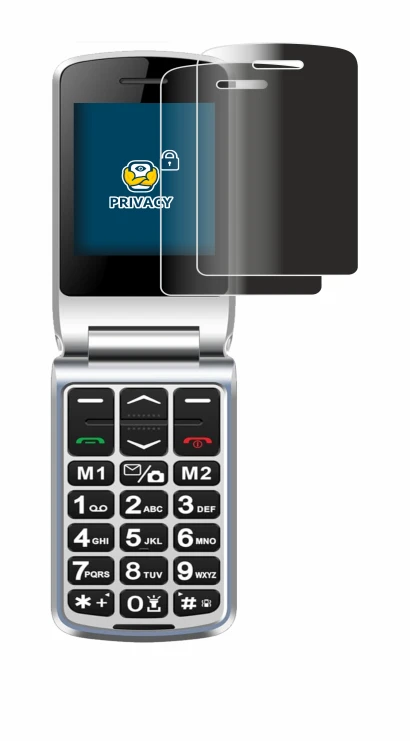 Image of the device Sweetlink F1PLUS with a wide variety of screen protectors.