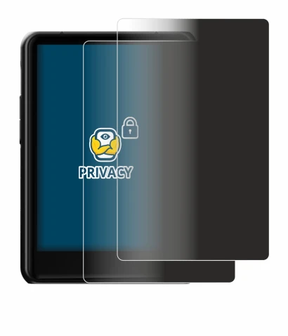 Image of the device Hiby R3 Pro II with a wide variety of screen protectors.