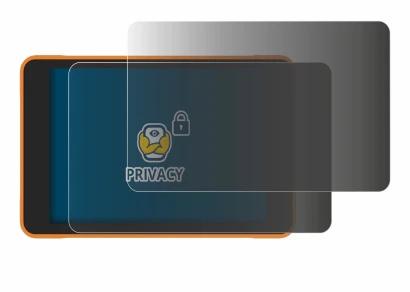 Image of the device ProGlove Lana with a wide variety of screen protectors.