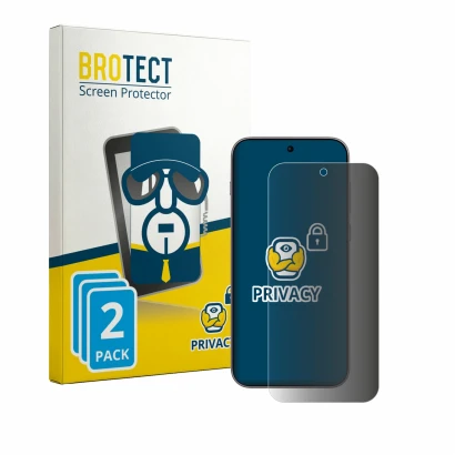 Front side of a product packaging with the brand logo BROTECT. Next to it is the device Oppo Find X10 shown with the correspon