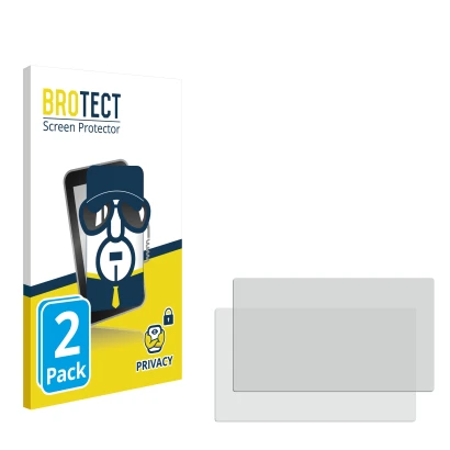 Front side of a product packaging with the brand logo BROTECT. Next to it is the corresponding screen protector.