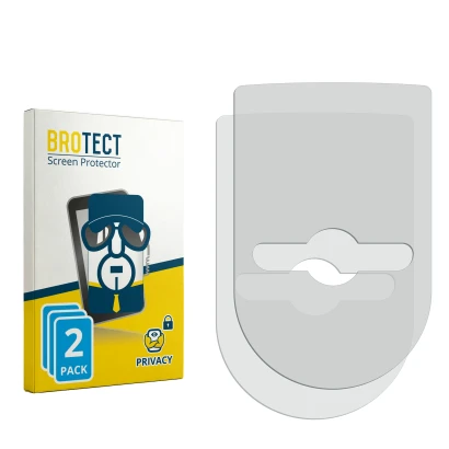 Front side of a product packaging with the brand logo BROTECT. Next to it is the corresponding screen protector.