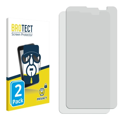 Front side of a product packaging with the brand logo BROTECT. Next to it is the corresponding screen protector.
