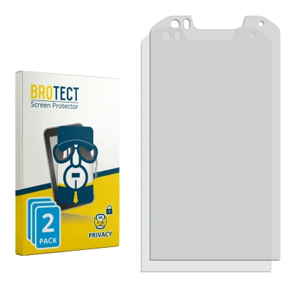 Front side of a product packaging with the brand logo BROTECT. Next to it is the corresponding screen protector.