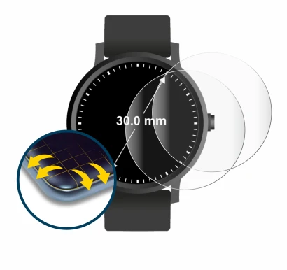 Image of the device Watches (Circular, ø: 30 mm) with a wide variety of screen protectors.