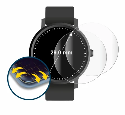 Image of the device Watches (Circular, ø: 29 mm) with a wide variety of screen protectors.