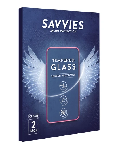 Front side of a product packaging with the brand logo Savvies