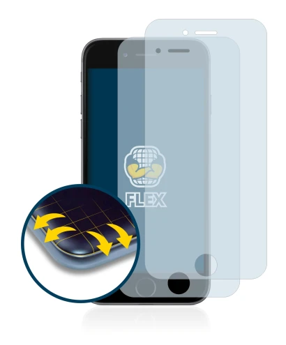 Image of the device Apple iPhone 6 with a wide variety of screen protectors.