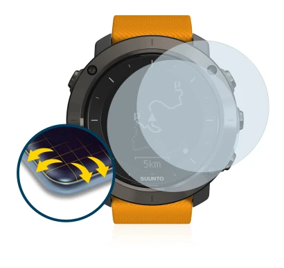 Image of the device Suunto Traverse with a wide variety of screen protectors.