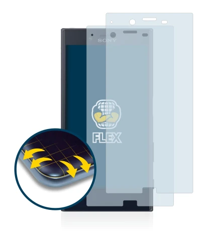 Image of the device Sony Xperia XZ with a wide variety of screen protectors.