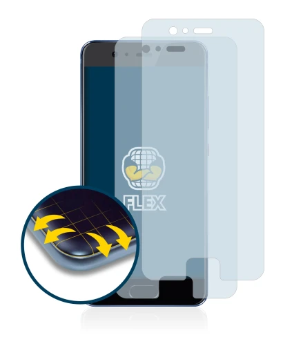 Image of the device Huawei P10 with a wide variety of screen protectors.