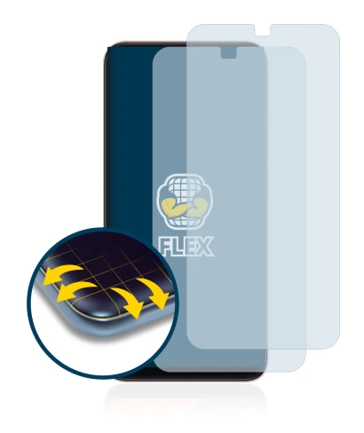 Image of the device Xiaomi Mi 8 with a wide variety of screen protectors.