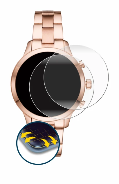 Image of the device Michael Kors Access Runway (41 mm) with a wide variety of screen protectors.