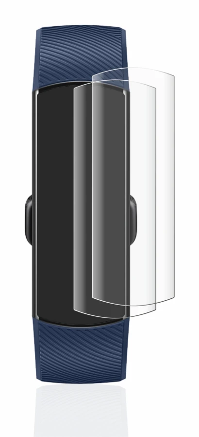 Image of the device Honor Band 4 with a wide variety of screen protectors.