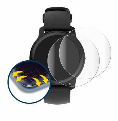Image of the device Withings Move ECG with a wide variety of screen protectors.