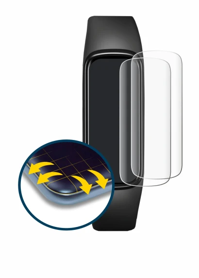 Image of the device Samsung Galaxy Fit e with a wide variety of screen protectors.