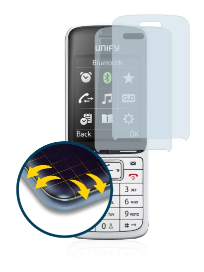 Image of the device Unify OpenScape DECT Phone SL5 with a wide variety of screen protectors.