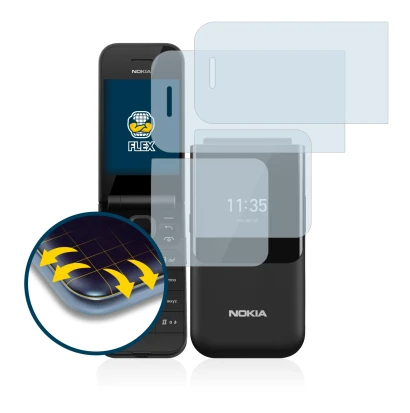 Image of the device Nokia 2720 Flip with a wide variety of screen protectors.