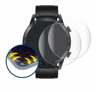 Image of the device Honor Watch Magic 2 (46 mm) with a wide variety of screen protectors.