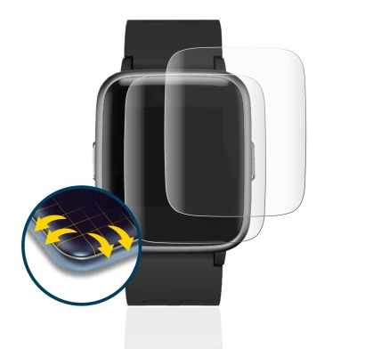 Image of the device Letsfit Fitness Tracker 1.3" with a wide variety of screen protectors.
