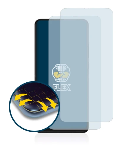 Image of the device Motorola One Hyper with a wide variety of screen protectors.