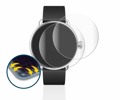 Image of the device Withings ScanWatch (38 mm) with a wide variety of screen protectors.