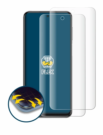 Image of the device Xiaomi Redmi Note 9S with a wide variety of screen protectors.