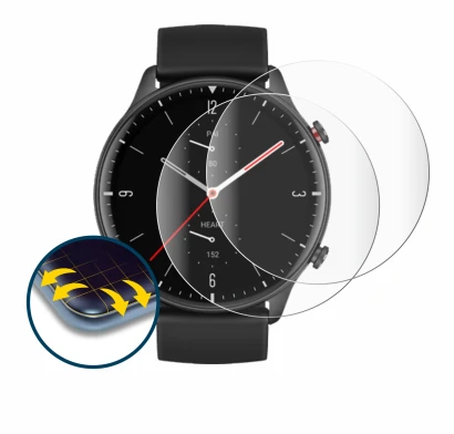 Image of the device Huami Amazfit GTR 2 with a wide variety of screen protectors.